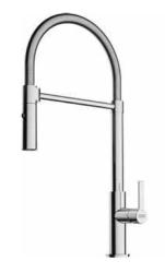 Franke Maris Semi Pro Kitchen Faucet Flexible Spout Chrome 115.0728.395