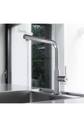 Franke Maris Slim L Kitchen Faucet Chrome with Retractable Spout 115.0728.393