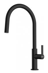 Franke Maris Slim J Kitchen Faucet Black with Retractable Spout 115.0728.389