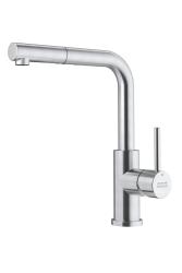 Franke Smart Glenda Kitchen Faucet Stainless Steel Retractable Spout 115.0706.986