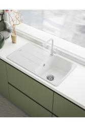 Franke Lina L Kitchen Faucet Swivel Spout Polar White 115.0728.479