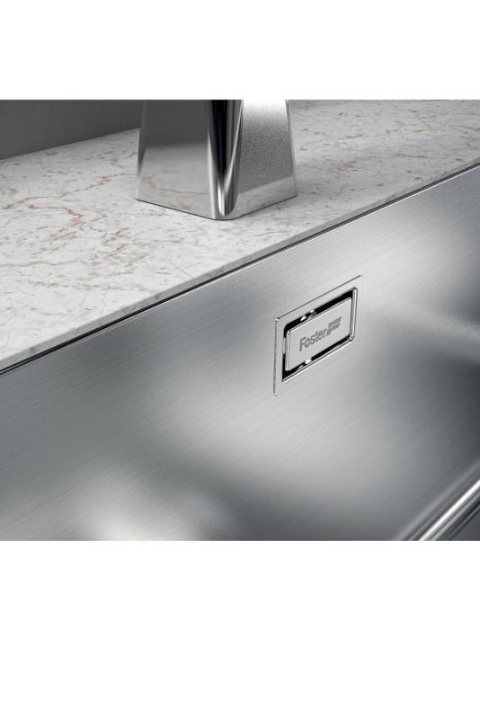 Foster Phantom Slimline Stainless Steel Sink 71x40cm Undermount for ceramic countertops 1208971121
