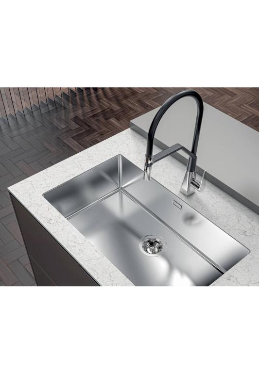 Foster Phantom Slimline Stainless Steel Sink 40x40cm Undermount for ceramic countertops 1208971123