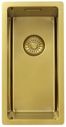Pure.Sink Exclusivo small Gold sink 18x40 cm 10mm radius undermount, flush mount and top mount PEX1840-60