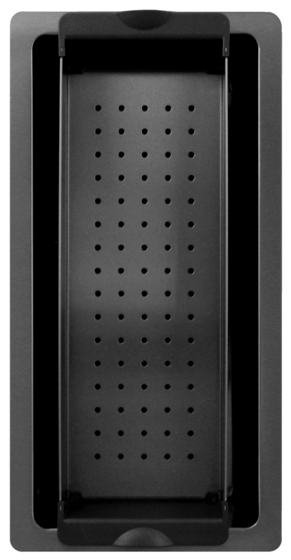 Pure.Sink Exclusivo Gun metal small sink 18x40 cm 10mm radius undermount, flush mount and top mount PEX1840-61