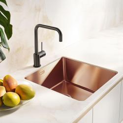 Pure.Sink Exclusivo Copper Sink 40x40 cm 10mm radius undermount, flush mount and top mount PEX4040-62