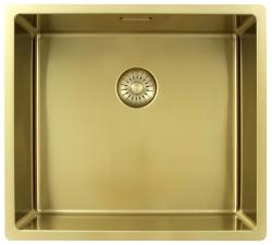 Pure.Sink Exclusivo Gold sink 45x40 cm 10mm radius undermount, flush mount and top mount PEX4540-60