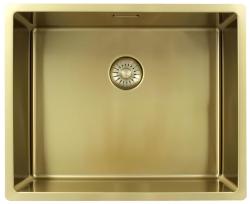 Pure.Sink Exclusivo Gold Sink 50x40 cm 10mm radius undermount, flush mount and top mount PEX5040-60