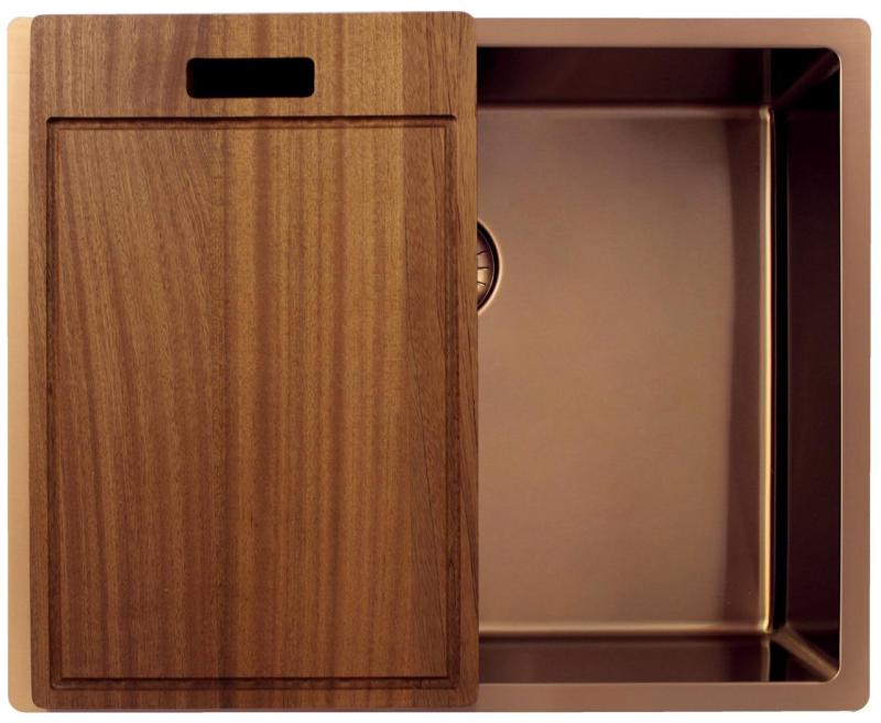 Pure.Sink Exclusivo Copper Sink 50x40 cm 10mm radius undermount, flush mount and top mount PEX5040-62