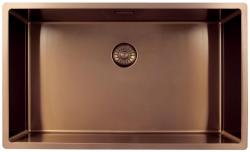 Pure.Sink Exclusivo large Copper sink 70x40 cm 10mm radius undermount, flush mount and top mount PEX7040-62