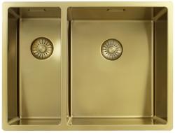 Pure.Sink Exclusivo Gold 1.5 one-and-a-half bowl sink 18+34 cm 10mm radius PEX183440-60