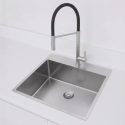 Pure.Sink Exclusivo Stainless Steel Sink 54x52cm Tapwing with faucet hole bank 10mm radius PEX5040T-02