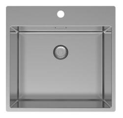 Pure.Sink Exclusivo Stainless Steel Sink 54x52cm Tapwing with faucet hole bank 10mm radius PEX5040T-02