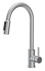 Quadri Viora Kitchen Mixer Tap Stainless Steel 3-way with an extra connection for filtered water 1208971404