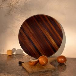Woodsea Butcher Round - Walnut Wooden Cutting Board Round Ø50 cm 1208971533