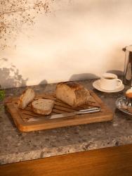 Woodsea Bread Oak - Oak Bread Board Oak 45x30cm 1208971538