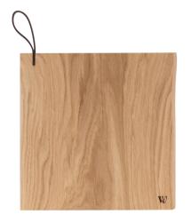 Woodsea Chop-Chop Oak S - Oak Cutting Board 25x24cm with Leather Handle 1208971539
