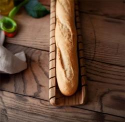 Woodsea Boardette - Ash Wood French Baguette Cutting and Serving Board 640x100 mm 1208971570