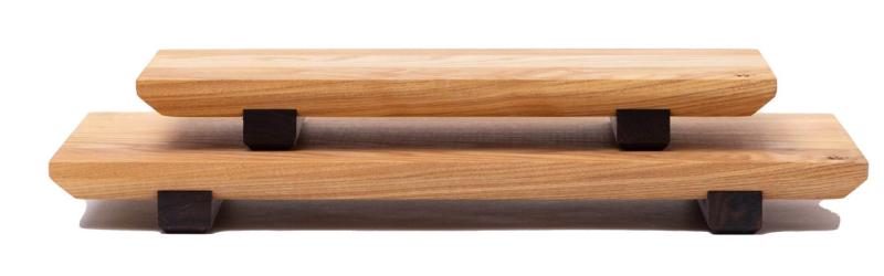 Woodsea Sushi M - Ash Wood Sushi Board with Walnut Legs 30x17 cm 1208971585