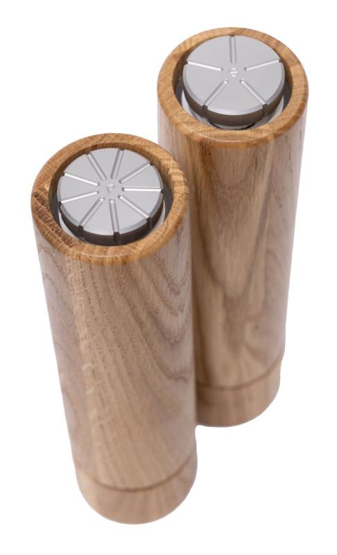 Woodsea Upside Down Oak - Oak wooden pepper mill Ø5.4x22.5 cm 1208971592