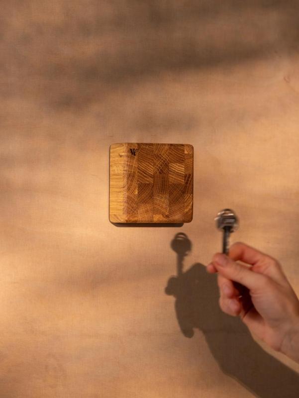 Woodsea End Grain Oak - Oak Key Holder 9x9 cm 1208971600
