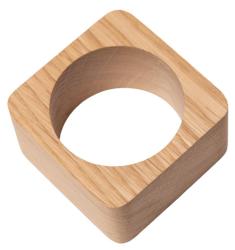 Woodsea Napkin Ring Oak - Oak Napkin Ring 5x5 cm 2 pieces 1208971602