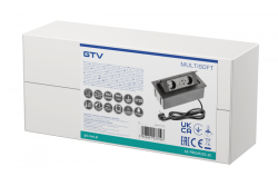 Furniture socket MULTISOFT, 2xSHUKO, USB A+C, RJ45, cable 1.5 m, black