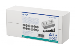 Furniture socket MULTISOFT, 2xSHUKO, USB A+C, RJ45, HDMI, cable 1.5 m, white