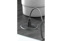 Wireless charging device with fast charging, recessed, black