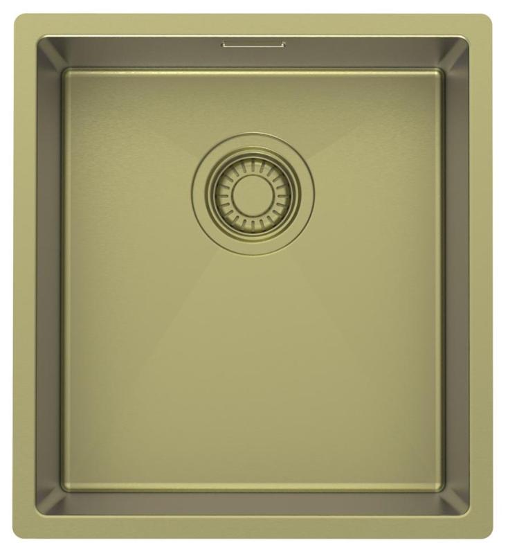 Pure.Sink Luxion Gold sink 36x40 cm undermount, flush mount, and surface mount PLX3640-60