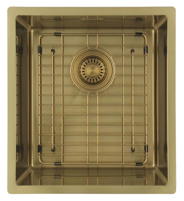 Pure.Sink Luxion Gold sink 36x40 cm undermount, flush mount, and surface mount PLX3640-60