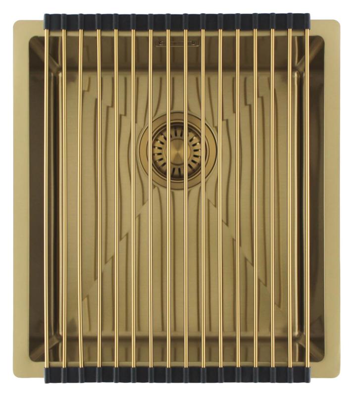 Pure.Sink Luxion Gold sink 36x40 cm undermount, flush mount, and surface mount PLX3640-60