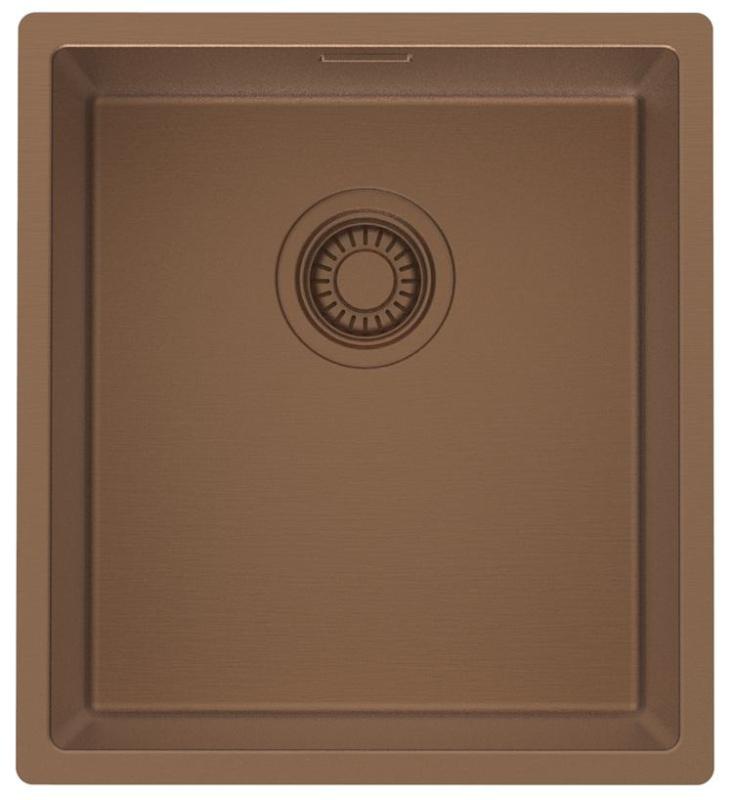 Pure.Sink Luxion Copper sink 36x40 cm undermount, flush mount, and surface mount PLX3640-62