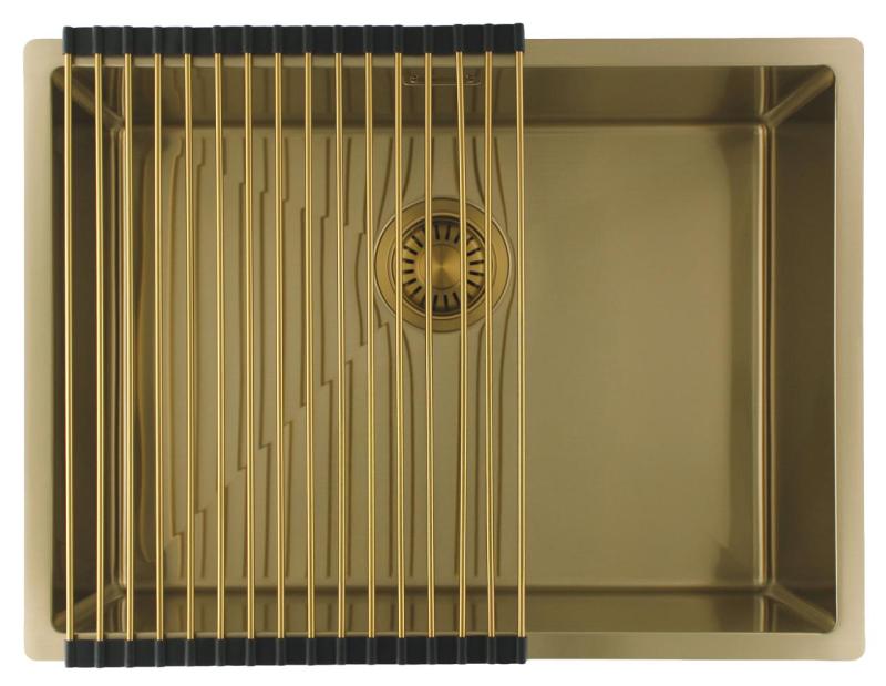 Pure.Sink Luxion Gold sink 55x40 cm undermount, flush mount, and surface mount PLX5540-60