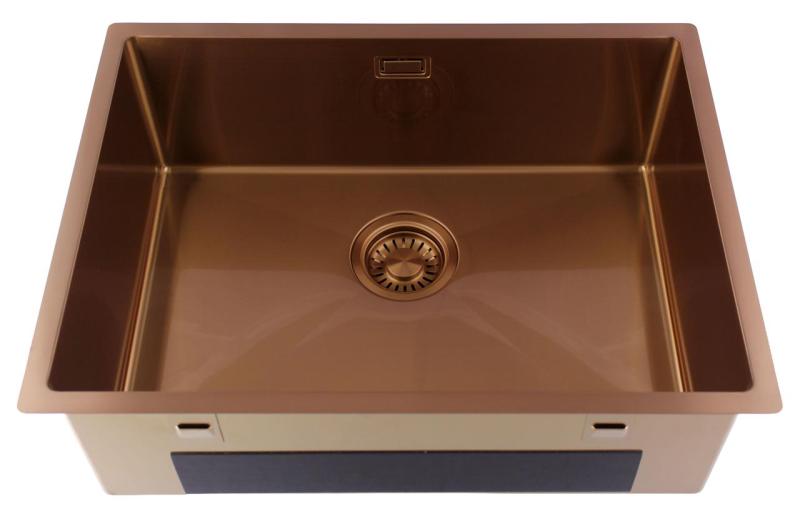 Pure.Sink Luxion Copper sink 55x40 cm undermount, flush mount, and surface mount PLX5540-62