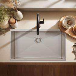 Pure.Sink Luxion Large stainless steel sink 74x40 cm undermount, flush mount, and top mount PLX7440-02