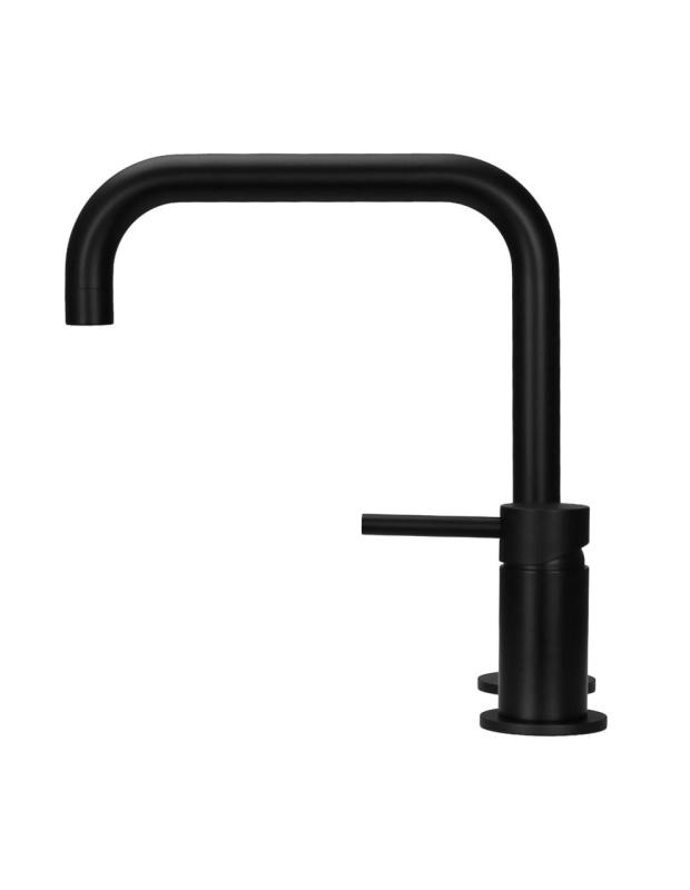 Pure.Sink Luxion 2-hole Matte Black Kitchen Faucet with U Spout PLX2HU-10