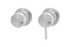 MURO TUA Built-in shower thermostat tap with 1 outlet, chrome M1.B31T.R.CR