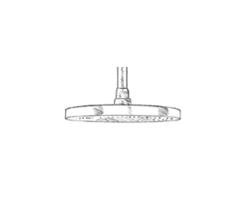 MURO TUA 300 mm chrome shower head M1.BA2.G.CR