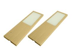 Indux Solin Kitchen Surface Mount Multi Tone LED Set 2 Spotlights x 4 W Gold 1208972364