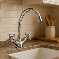 Old Fashion kitchen faucet V1900 Chrome