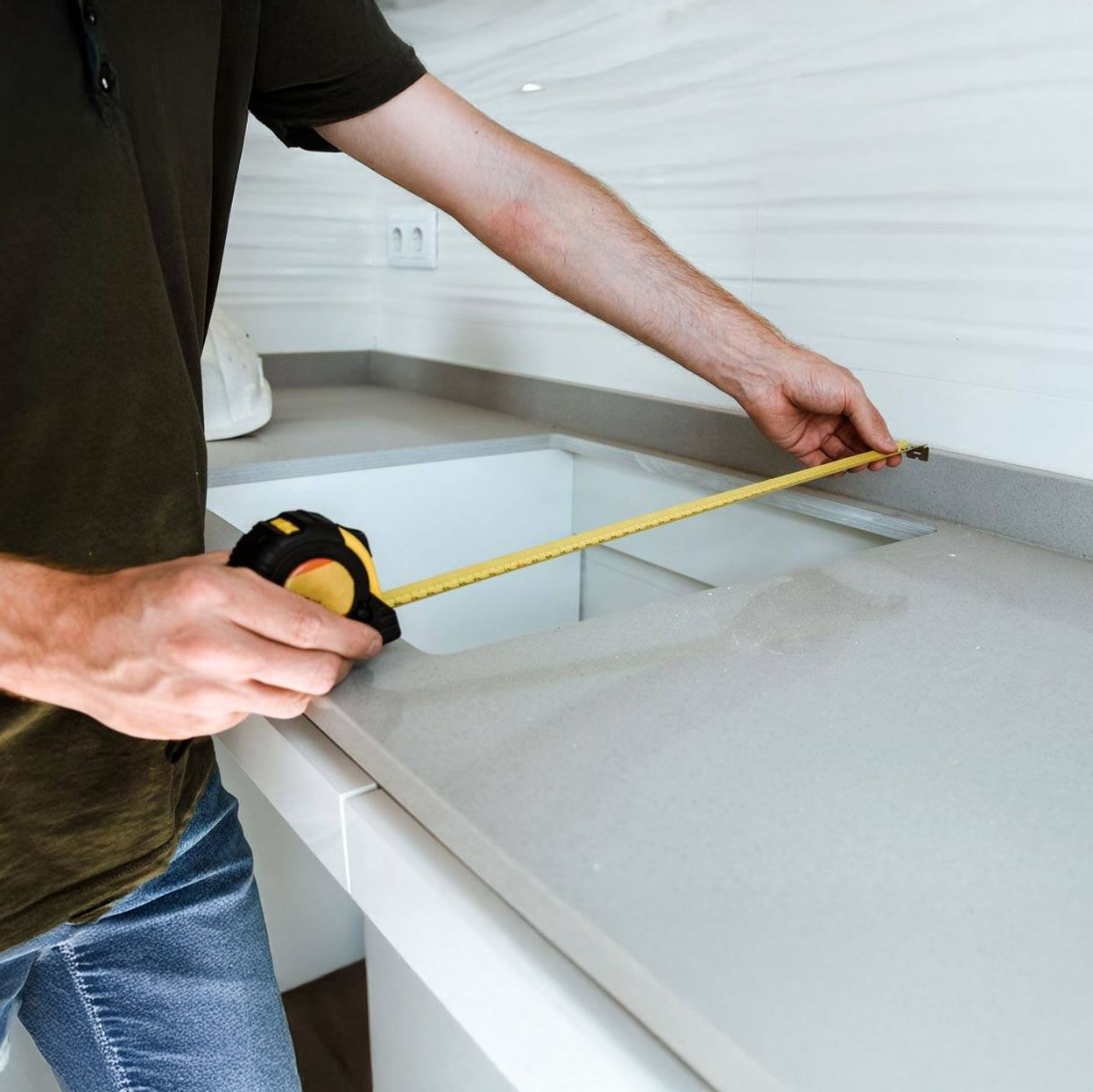 How do you install an undermount sink?